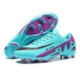 thumbnail image 1 of ZHOGXU Big Boys Girls Sneakers Outdoor Firm Ground Flat Bottom Non Football Shoes Competition Training Shoes Blue 9.5-10 Years, 1 of 5