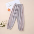 thumbnail image 1 of ZHOGXU Big Kids Girls Boys Pants Plush Elastic Waist Solid Color Ankle Tied Comfortable Warm Joggers Trousers For Daily Wear Light Gray 10-11 Years, 1 of 3
