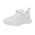 thumbnail image 1 of ZHOGXU Children Boys Girls Fashion Sneakers Comfortable Breathable Lightweight Soft Soled Slip On Outdoor Sports Shoes,White,10-10.5 Years, 1 of 8