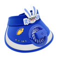 thumbnail image 1 of ZHOGXU Children'S Fashionable Summer Usb Charging Fan Sun Hat Outdoor Cartoon Boys And Girls Rabbit Big Brim For Vacation Daily Play,Bu1,One Size, 1 of 3