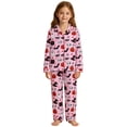 thumbnail image 1 of ZHOGXU Cozy Kids Halloween Sleepwear Long Sleeve Top And Pants Pj Sets For Boys Girls Nightwear Loungewear,12 Years, 1 of 4