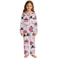 thumbnail image 1 of ZHOGXU Cozy Kids Halloween Sleepwear Long Sleeve Top And Pants Pj Sets For Boys Girls Nightwear Loungewear,9 Years, 1 of 4