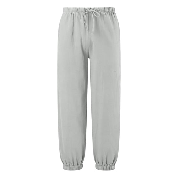ZHOGXU Exquisite Elastic Waist Drawstring Solid Color Jogger Kids Pants For Girls Back To School Wear