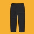 thumbnail image 1 of ZHOGXU Kids Boys Pants With Pockets High Waist Solid Color Straight Fit Comfortable Fashion Trousers For School Formal Wear,Black,5-6 Years, 1 of 3