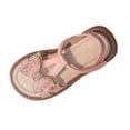 thumbnail image 1 of ZHOGXU Kids Girls Sandals With Adjustable Straps Butterfly Design Soft Sole Open Toe Slip On Comfortable Shoes For Everyday Wear,Pink,5-5.5 Years, 1 of 6