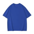 thumbnail image 1 of ZHOGXU Lightweight Solid Color Short Sleeve O Neck Men's T Shirts Breathable Soft Casual Top Outdoor Activities, 1 of 2