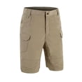 thumbnail image 1 of ZHOGXU Mens Cargo Shorts With Pockets Buttons Solid Color Loose Fit Comfortable Knee Length Shorts For Casual Daily Wear,Khaki,Xxxl, 1 of 3