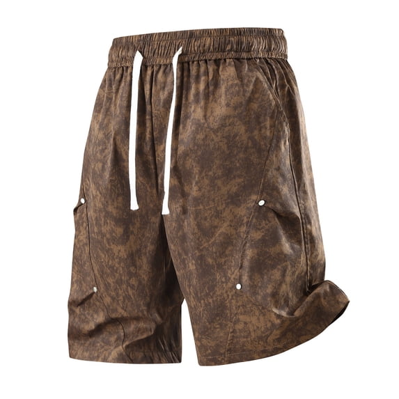 ZHOGXU Mens Shorts Stylish Straight Leg Breathable Lightweight Outdoor Travel Sport Wear