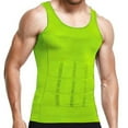 thumbnail image 1 of ZHOGXU Mens Tank Top Sleeveless Round Neck Solid Color Comfortable Breathable Loose Fit Sports Vest For Fitness Training,Green,S, 1 of 4
