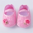 thumbnail image 1 of ZHOGXU Toddler Baby Girls Sneakers Non Slip Soft Sole Flower Design Fashion Comfortable Breathable Shoes For Walking,Pink,0-3 Months, 1 of 7