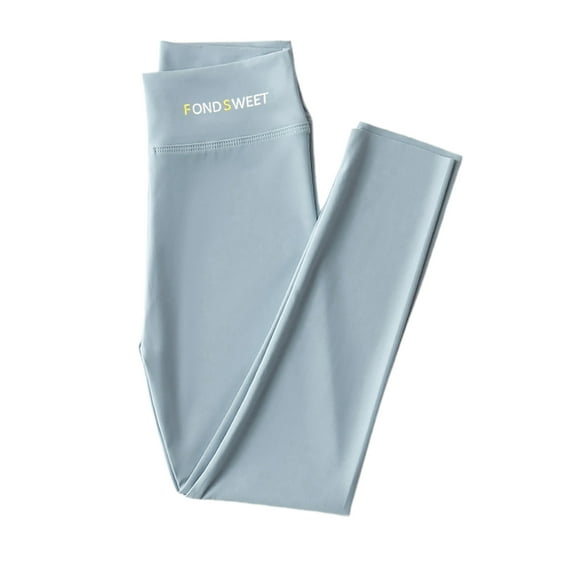 ZHOGXU Toddler Girls Solid Color Pants Athletic Leggings Kids Dance Running Yoga Trousers Workout Active Dance Tights,Light Blue,5-6 Years