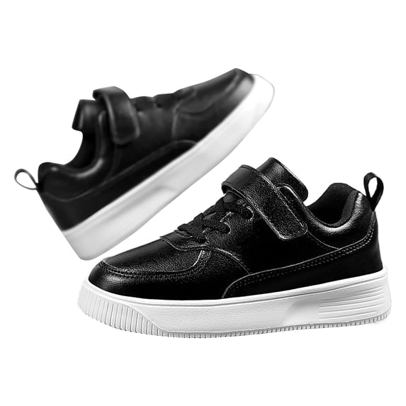 ZHOGXU Toddler Kids Boys Girls Sneakers Non Slip Flat Sole Solid Color Lightweight Breathable Sports Shoes For Casual Daily Wear,Silver,5.5-6 Years