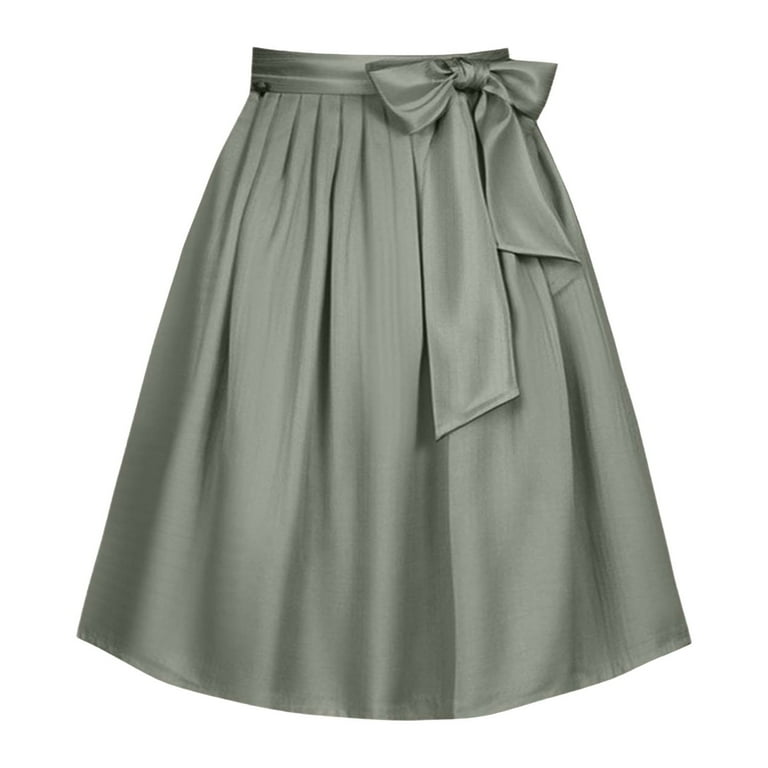 TFW49 WRAP PLEATED SKIRT ベージュ L Wrap Pleated Midi Skirt | GU US