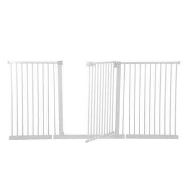 ZHON 28.7-64.1" Baby Gate Extra Wide, Safety Dog Gate for Stairs Easy Walk Thru Auto Close Pet Gates for The House, Doorways, Child Gate Includes 4 Wall Cups