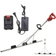 thumbnail image 1 of ZHON 6000Mpa 5.9FT Concrete Leveling Screed Electric Wet Concrete Vibrator | Battery Powered Concrete Surfaces Leveling Tamper Ruler for Achieve Smooth Cement Finishing, 1 of 9
