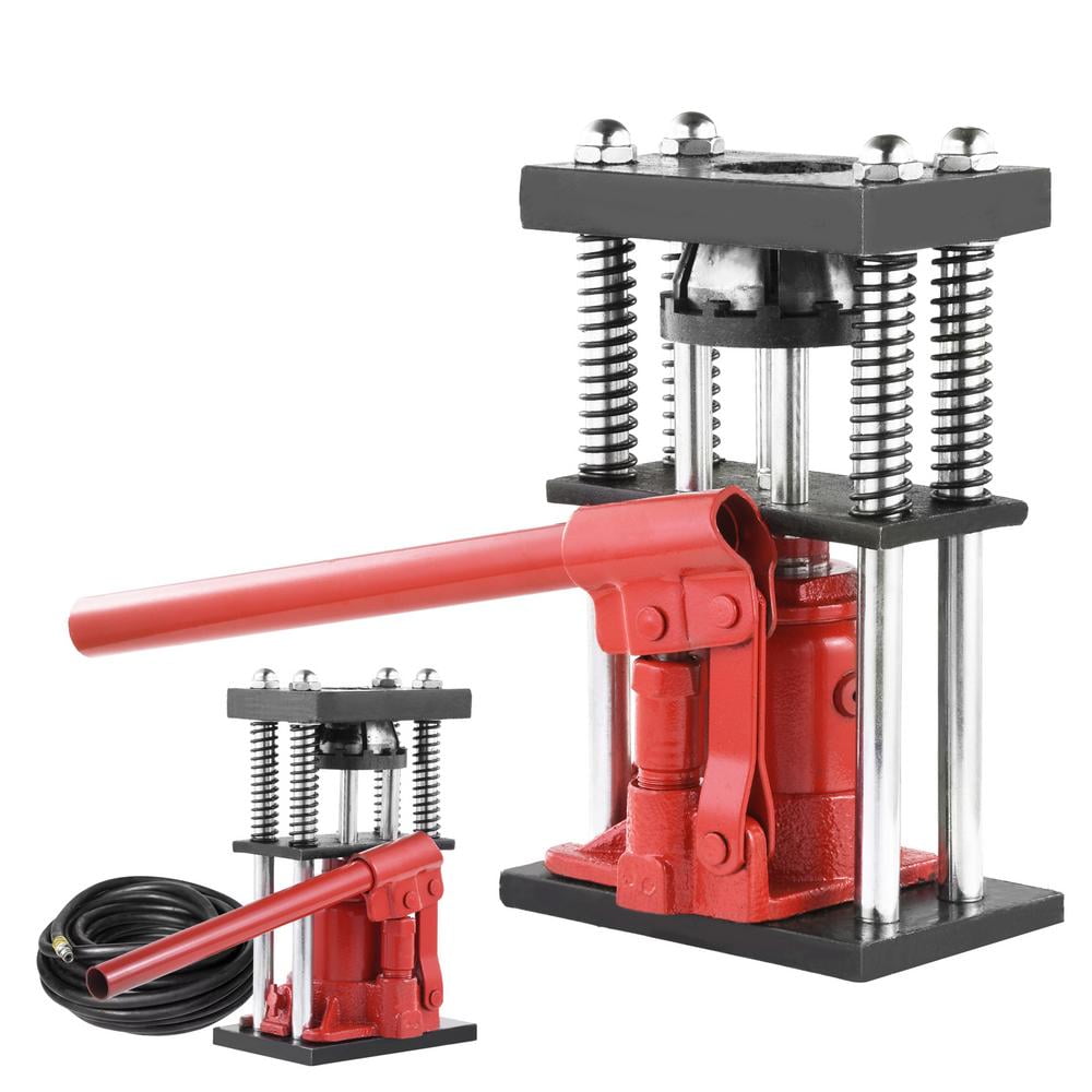 ZHON Bottle Jack Hose Crimper 6Teeth Hose Pressing Hydraulic Clamping