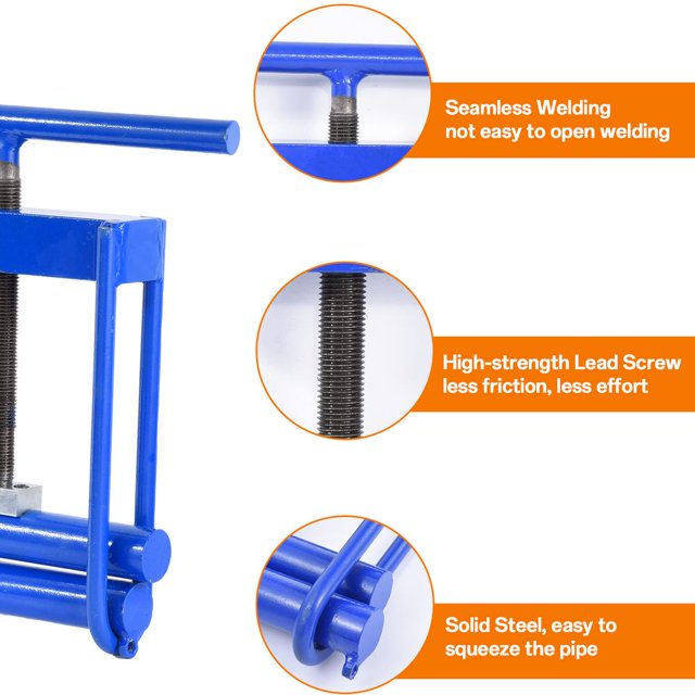 ZHON Control Tubing Clamps Tube Pipe Screw Compressor Clamp Portable