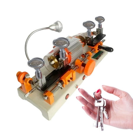 ZHON Key Copy Machine Duplicator Copy Machine Maker Horizontal Key Cutting Duplicating Machine Cutter Car Key Copier Locksmith Tools for Making Keys Copy Key Duplicator upgrade