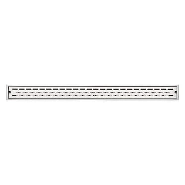 ZHON Linear Shower Drain, Shower Drain 39 inch with 2-in-1 Tile Insert Cover, Brushed 304 Stainless Steel Shower Floor Drain, Shower Drain with Hair Catcher and Adjustable Feet