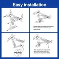ZHON Short Body Ladder Jack Adjustable Safe Ladder Jacks High Load
