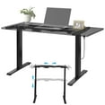 ZHON Standing Desk Frame Only Adjustable Height Double Motor Raising Desk Legs Heavy Duty