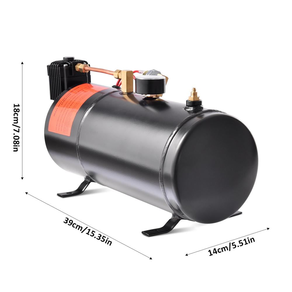 ZHON Truck Train Horn Kit Loud Train Horns with 150PSI Air Compressor