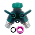 ZHONGCHENGVALVE 2 Way 3/4"" Garden Hose Splitter, Double Y Connector