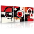 thumbnail image 1 of ZHONGYUTONG Abstract Canvas Wall Art 3 Pieces Black and White Pictures Contemporary Minimalist Print Modern Geometric Line Artwork for Living Room Decor Framed (11.00" x 14.00" x 3PCS), 1 of 5