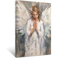 thumbnail image 1 of ZHONGYUTONG Angel Canvas Wall Art Angel Wing Painting Prints Elegant Girls Picture Abstract Vintage Artwork for Living Room Home Decor Framed (28.00" x 42.00"), 1 of 6