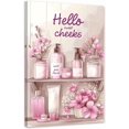 thumbnail image 1 of ZHONGYUTONG Bathroom Decor Wall Art Farmhouse Canvas Country Dragonfly Flower Pictures Rustic Relax Painting for Toilet Decor Framed (12.00" x 18.00"), 1 of 5