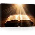 thumbnail image 1 of ZHONGYUTONG Christian Canvas Wall Art Bible Cross Pictures Prints Spiritual Poster Artwork Home Decor for Office Prayer Room Framed (24.00" x 36.00"), 1 of 6