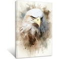 thumbnail image 1 of ZHONGYUTONG Eagle Canvas Wall Art Eagle Face Watercolour Poster Prints Abstract Animal Pictures for Modern Nursery Kids Room Decor Framed (16.00" x 24.00"), 1 of 6