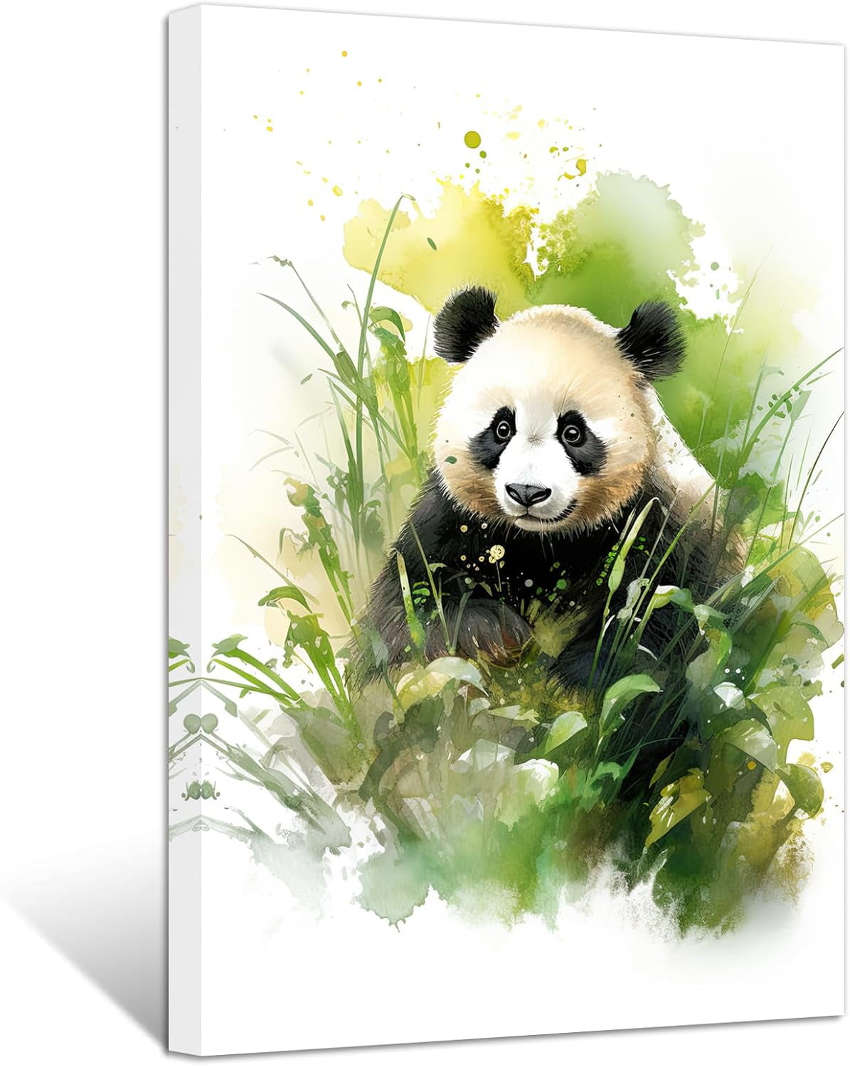 ZHONGYUTONG Panda Canvas Wall Art Cute Panda Pictures Prints Funny ...