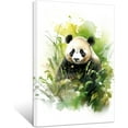 thumbnail image 1 of ZHONGYUTONG Panda Canvas Wall Art Cute Panda Pictures Prints Funny Woodland Animal Paintings Watercolor Artwork for Kids Room Nursery Decor Framed (28.00" x 42.00"), 1 of 6