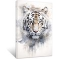 thumbnail image 1 of ZHONGYUTONG Tiger Canvas Wall Art Tiger Head Watercolour Poster Prints Abstract Animal Pictures for Modern Nursery Kids Room Decor Framed (20.00" x 30.00"), 1 of 6
