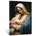 thumbnail image 1 of ZHONGYUTONG Virgin Mary Canvas Wall Art Jesus Mother Painting Prints Catholic Spiritual Pictures Wall Decor for Office Church Prayer Room Framed (12.00" x 18.00"), 1 of 5