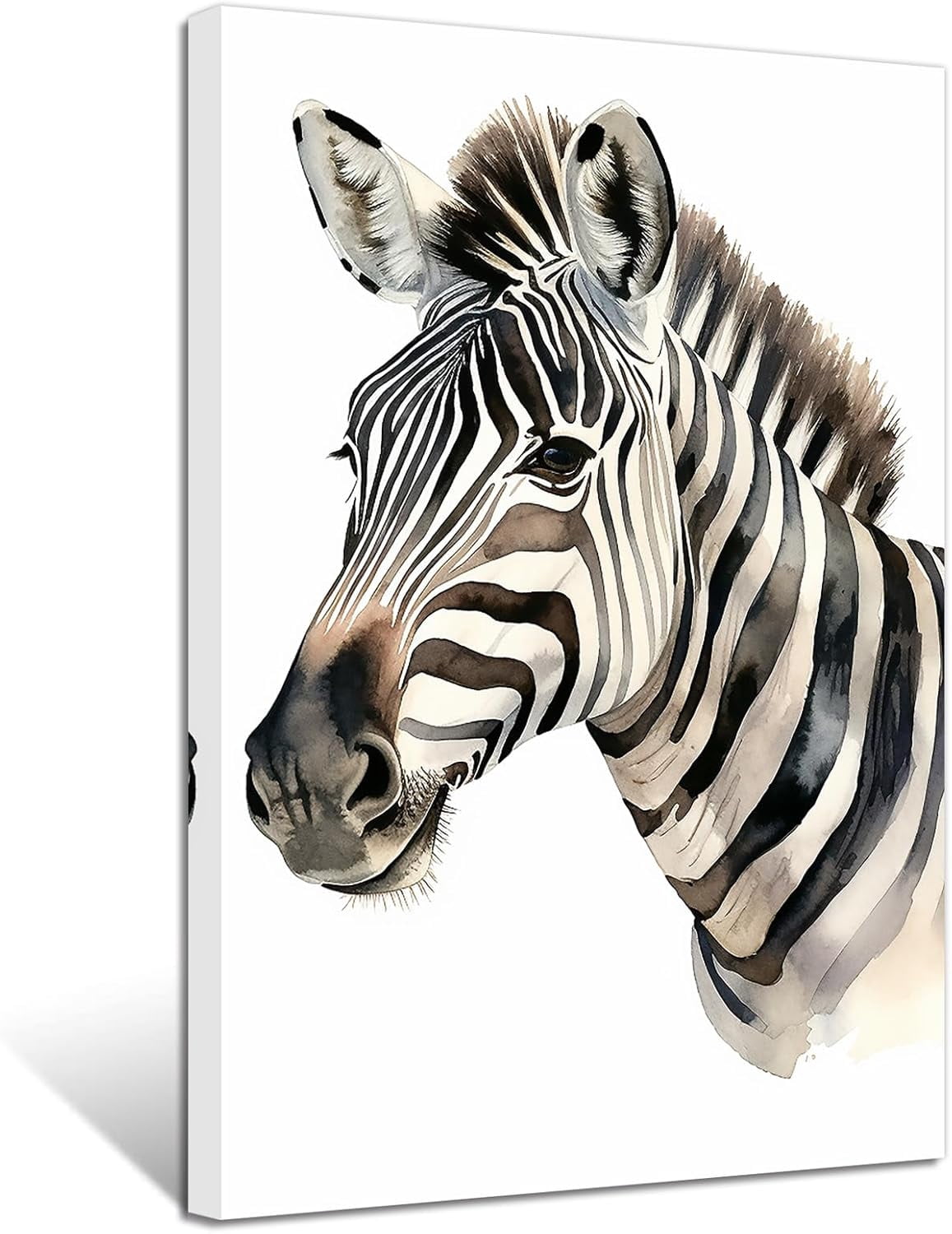 ZHONGYUTONG Zebra Canvas Wall Art Black and White Zebra Picture Prints ...