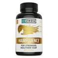 thumbnail image 1 of Zhou Hairfluence | Premium Hair Growth Formula for Longer, Stronger, Healthier Hair | For All Hair Types | 60 VegCaps, 1 of 6