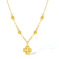 thumbnail image 1 of ZHOU LIU FU 18K Gold Pendant Necklace Lucky Four-leaf Clover Anniversary Gift for Women 40+5cm C0616327, 1 of 6