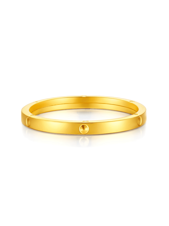 18K Gold Ring Minimalist Wedding Band for Women Size 13 C0110792