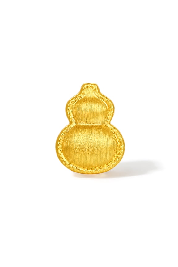 24K Gold Charm Bracelet Gourd Charms Bead Ball Bracelets Fortune Lucky Gold Jewelry for Women Her Daughter Gifts Birthday Anniversary Mother Day 19cm/7.48" A1627011