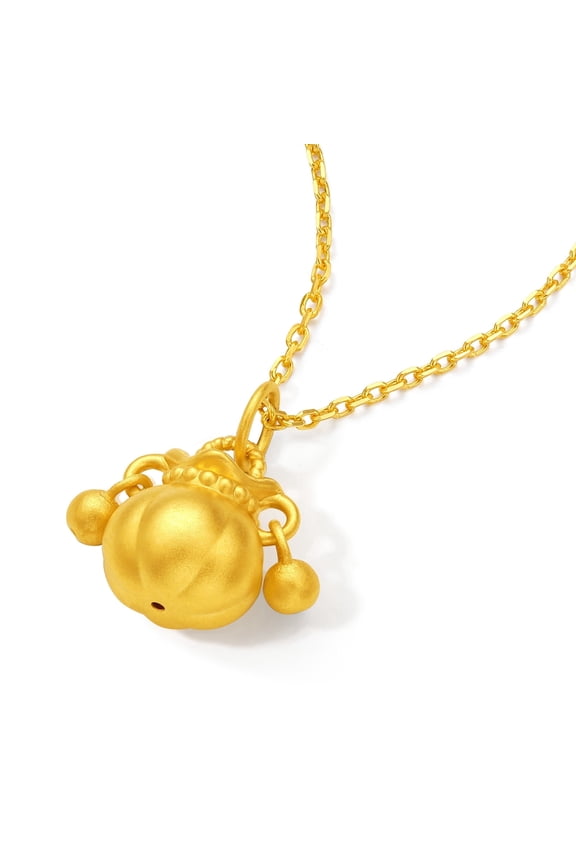24K Gold Pendant Lucky Bag Design for Men Women A0450076