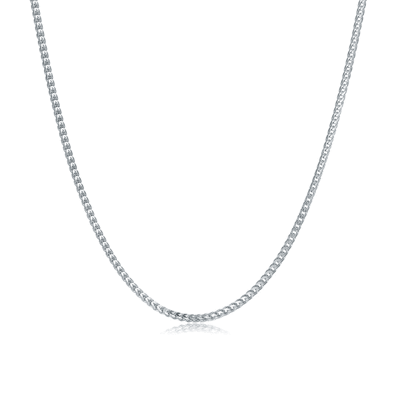 ZHOU LIU FU Classic PT950 Chain Necklace 45cm for Women Men PT057308