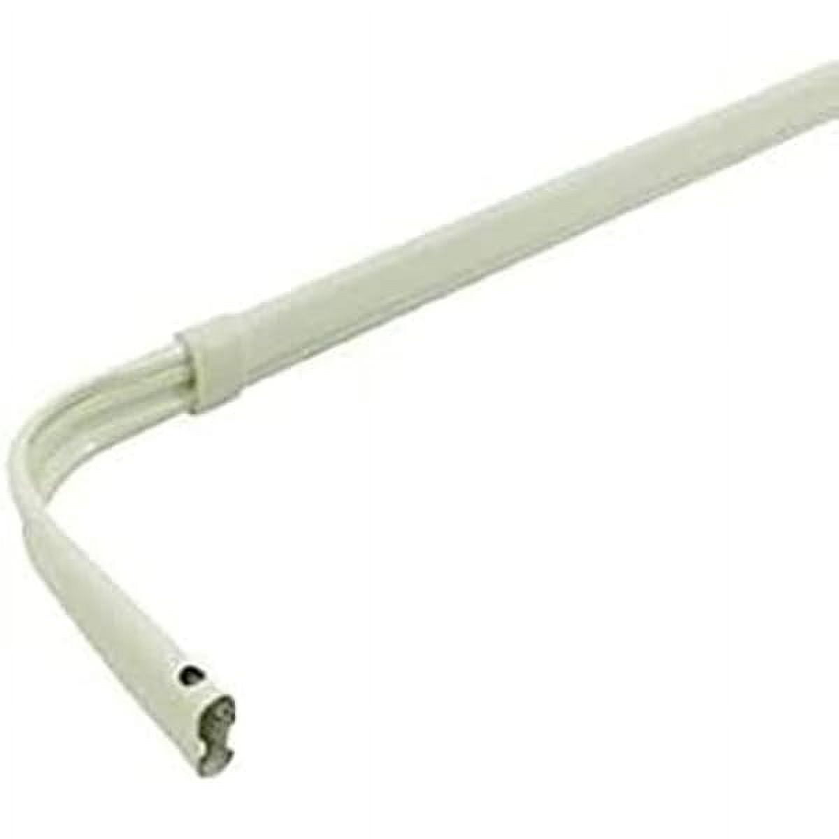 ZHOUB Lock Seam Curtain Rod, 48 to 84Inch Adjustable Width, 2 1/2Inch