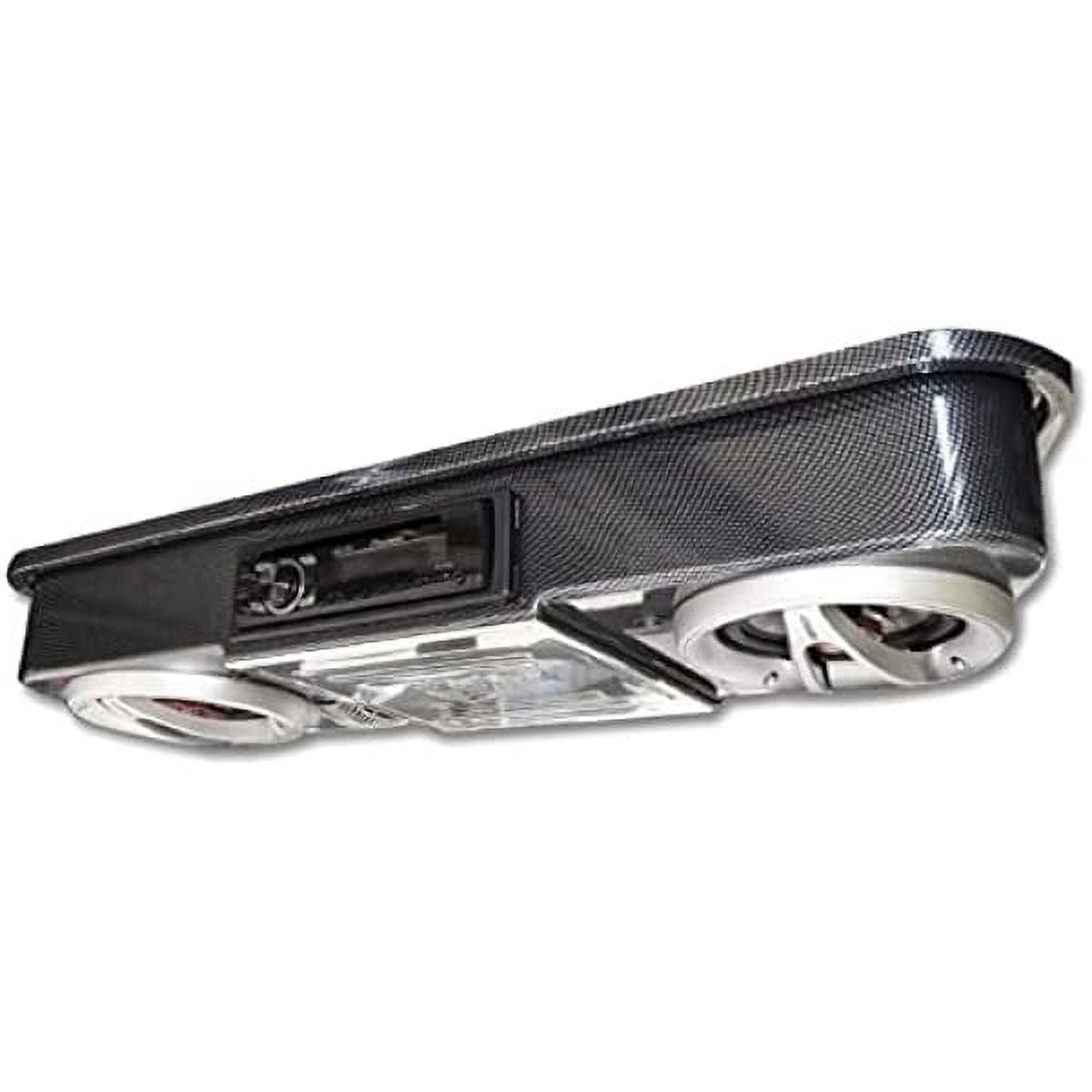 ZHOUB Universal Golf Cart Overhead Radio Console Carbon Fiber Finish Compatible with EZGO