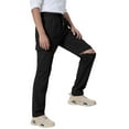 thumbnail image 1 of ZHOUCHANKIDS Boys Convertible Detachable Leg Hiking Pants with Drawing Elastic Waistband Big Pocket Zipper Design- All Weather Camping Trousers for Outdoor Adventures 3-4 Years, 1 of 3