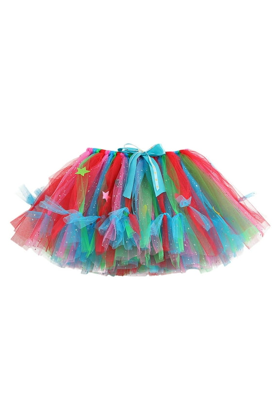 Girls Ballet Skirt for Holiday Party Dance Performance and Recital Red 10-12 Years