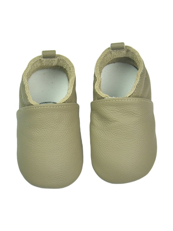 Infant First Walking Shoes Boys Sneakers First Walking Shoes for Toddlers Soft Leather Crawling Shoes with Suede Soles Non- Footwear Easy On Baby Shoes
