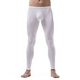 thumbnail image 1 of ZHOUCHANKIDS Men's Ice Silk Thermal Leggings for Everyday Comfort and Warmth All Day Long with Soft Breathable Fabric Ideal for Home Wear White M, 1 of 6