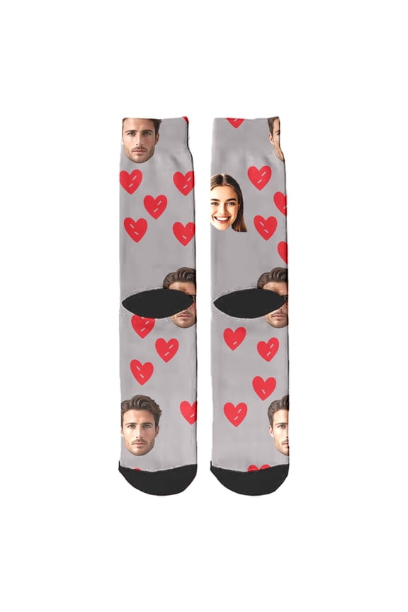 Men's Valentine's Day Athletic No-Show Socks - Moisture-Wicking & Anti-Odor, Cushioned Heel & Toe, Breathable Mesh, for Running, Gym or Sports Grey One Size